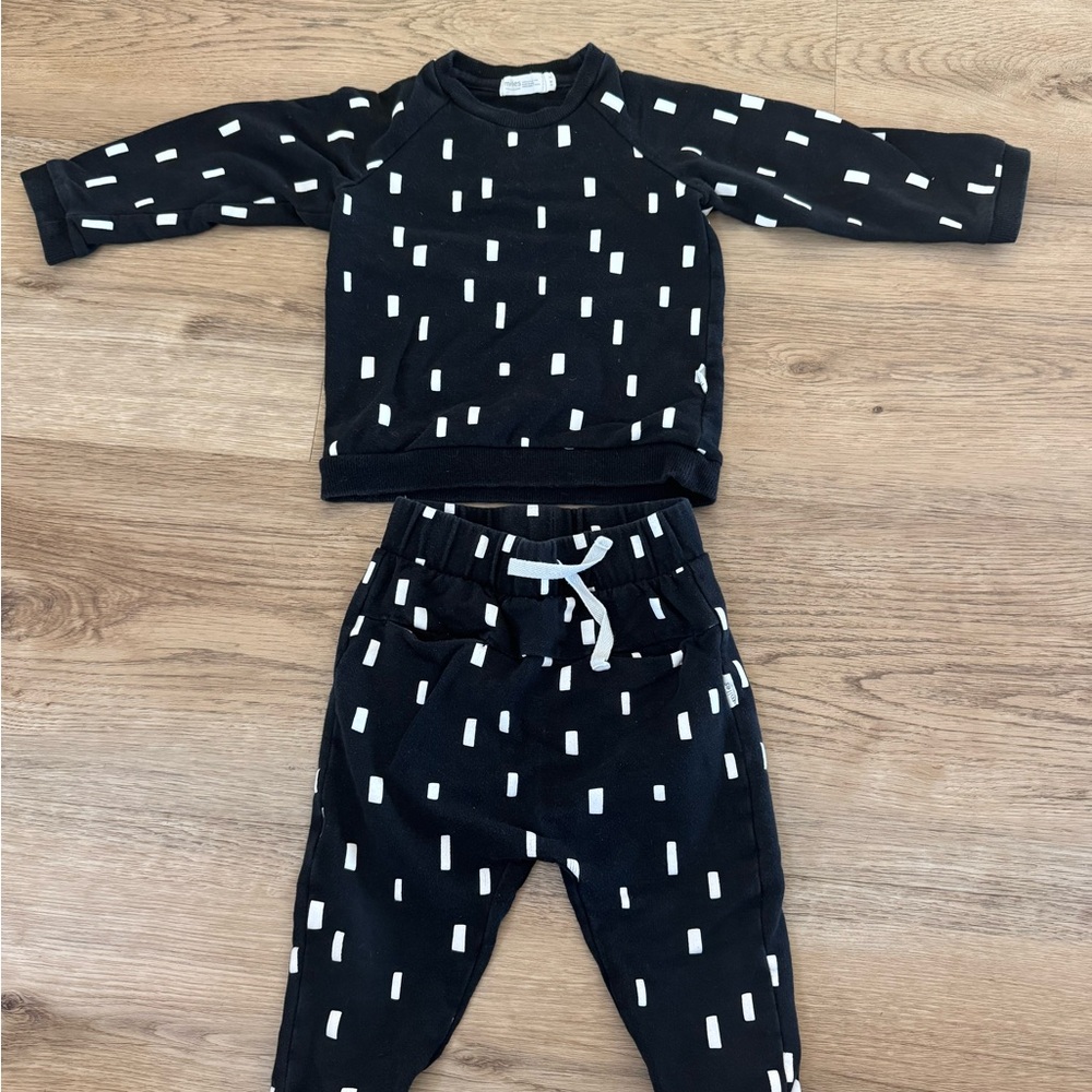 Miles The Label Kids Black and White Set